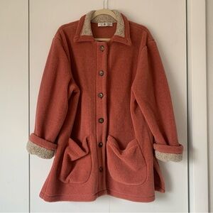 Saks Fifth Avenue Women's Teddy Jacket - Warm Rust